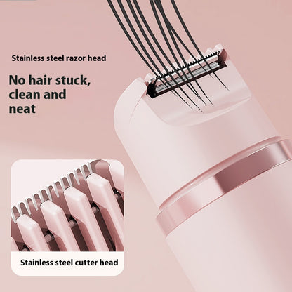 Painless Women’s Electric Hair Removal Shaver – Dual-Head Trimmer for Bikini, Legs & Underarms