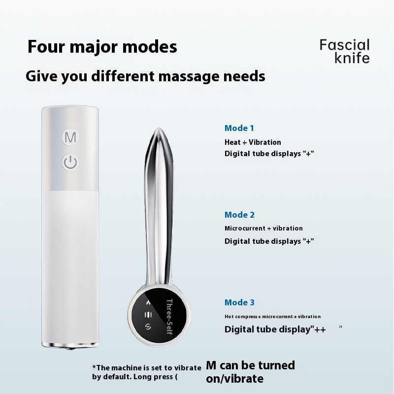Electric Vibration Fascia Knife Massager – Heated Body Lifting & Muscle Relaxation Tool
