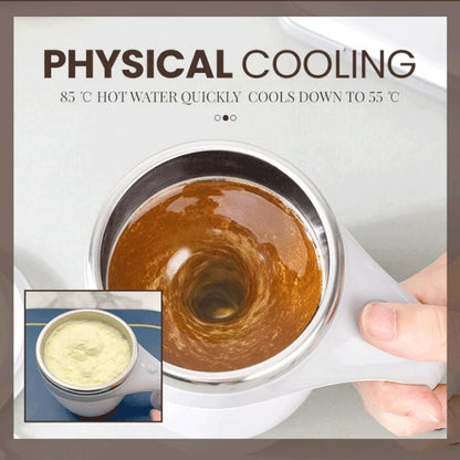 Rechargeable Automatic Self-Stirring Coffee Mug – Electric Magnetic Mixing Cup for Coffee & Milkshakes