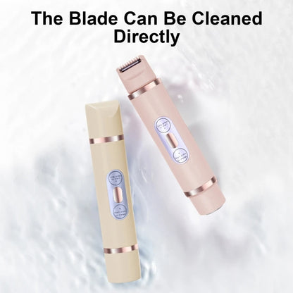 Painless Women’s Electric Hair Removal Shaver – Dual-Head Trimmer for Bikini, Legs & Underarms