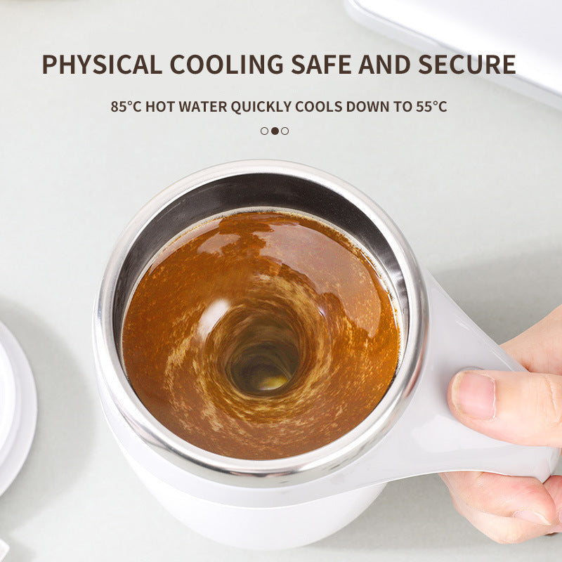 Rechargeable Automatic Self-Stirring Coffee Mug – Electric Magnetic Mixing Cup for Coffee & Milkshakes