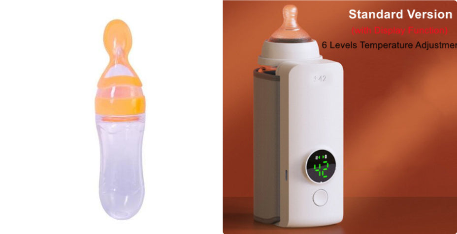 Portable Rechargeable Baby Bottle Warmer – USB Constant Temperature Heating Sleeve
