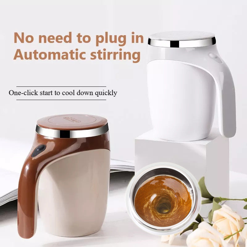 Rechargeable Automatic Self-Stirring Coffee Mug – Electric Magnetic Mixing Cup for Coffee & Milkshakes